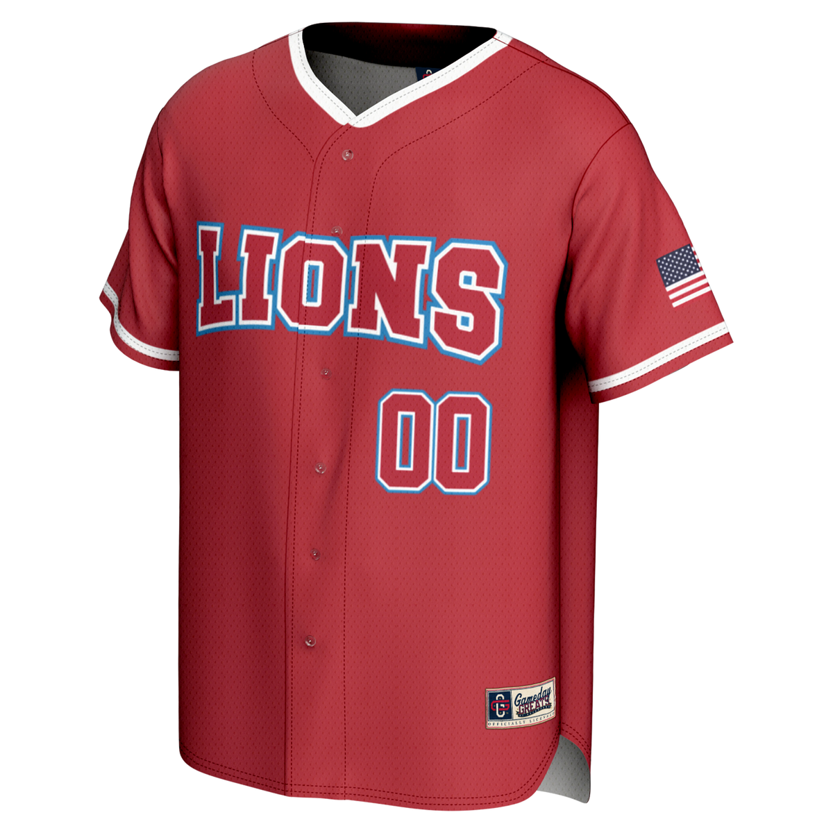 Loyola Marymount Lions GameDay Greats NIL Pick-A-Player Lightweight Baseball Jersey - Red