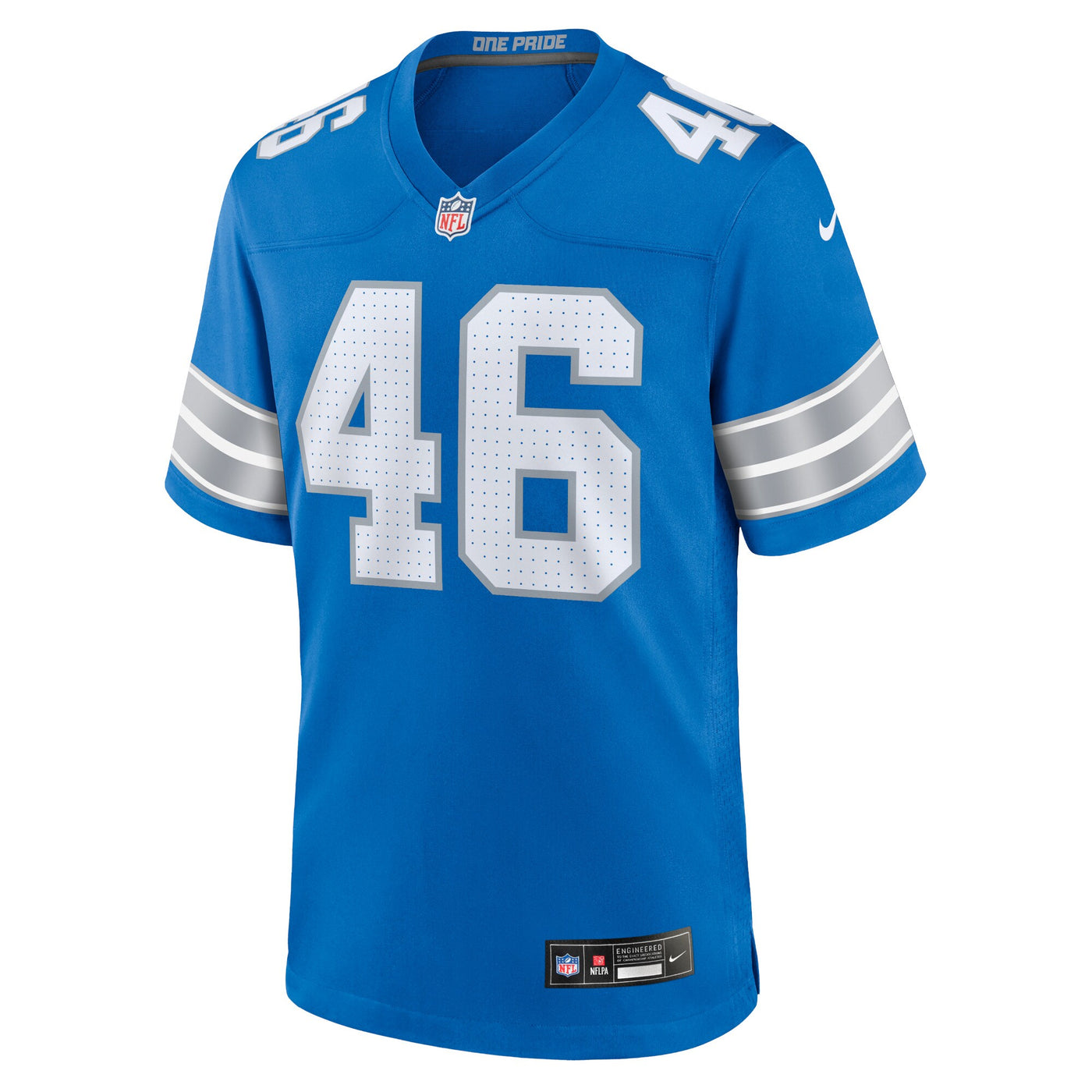 Detroit Lions Jack Campbell Nike Blue Game Jersey