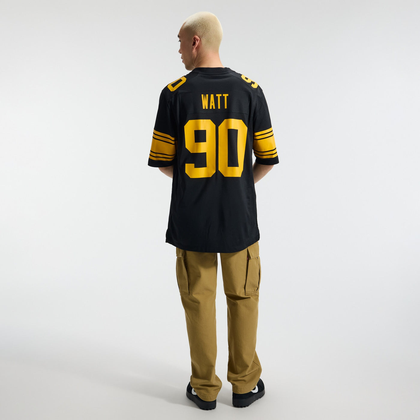 Pittsburgh Steelers T.J. Watt Nike Black Alternate Game Jersey