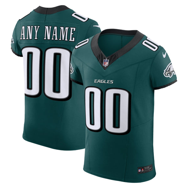 Philadelphia Eagles Nike Midnight Green Team Vapor F.U.S.E. Elite Custom Jersey