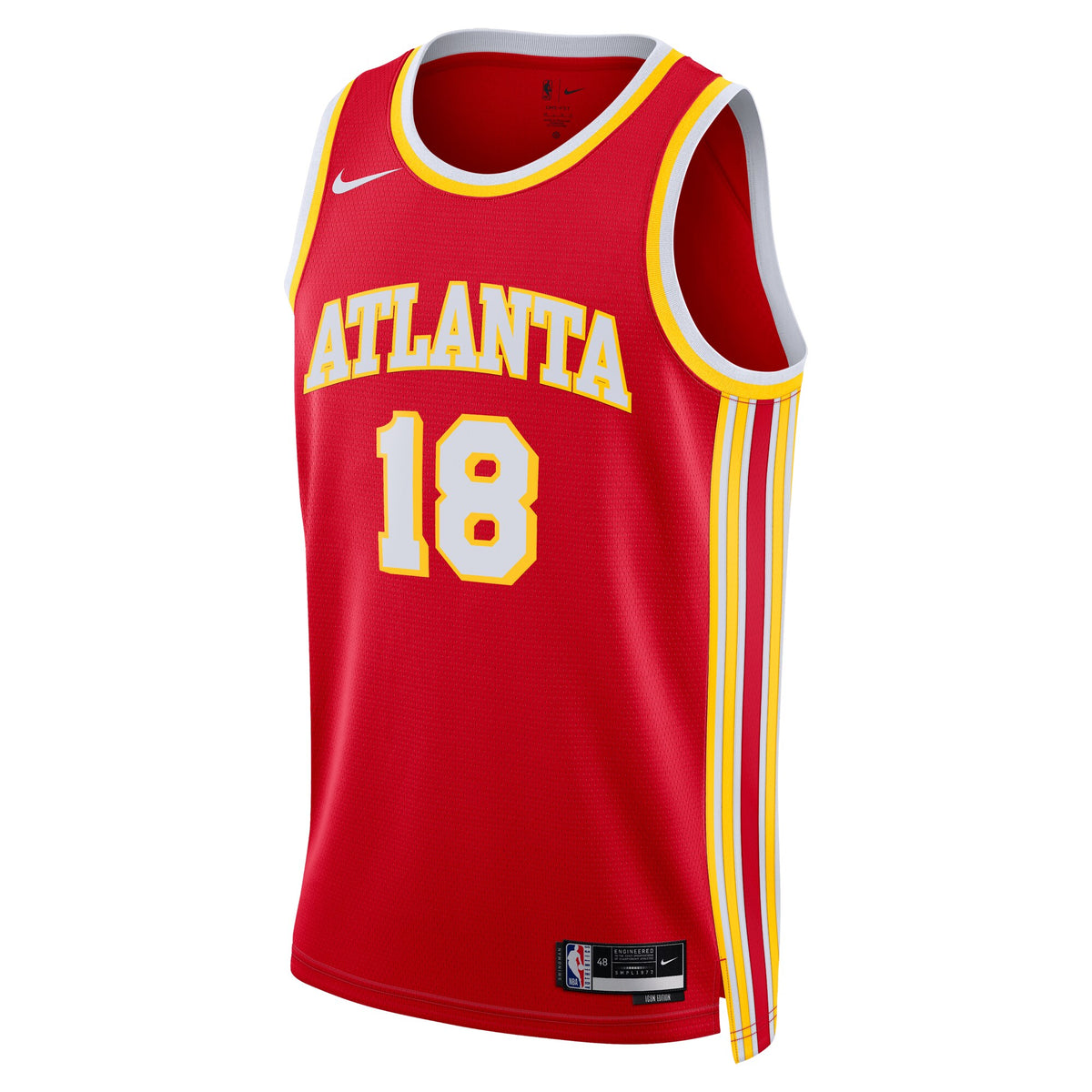 Atlanta Hawks Icon Edition Swingman Jersey - Red - Mouhamed Gueye -