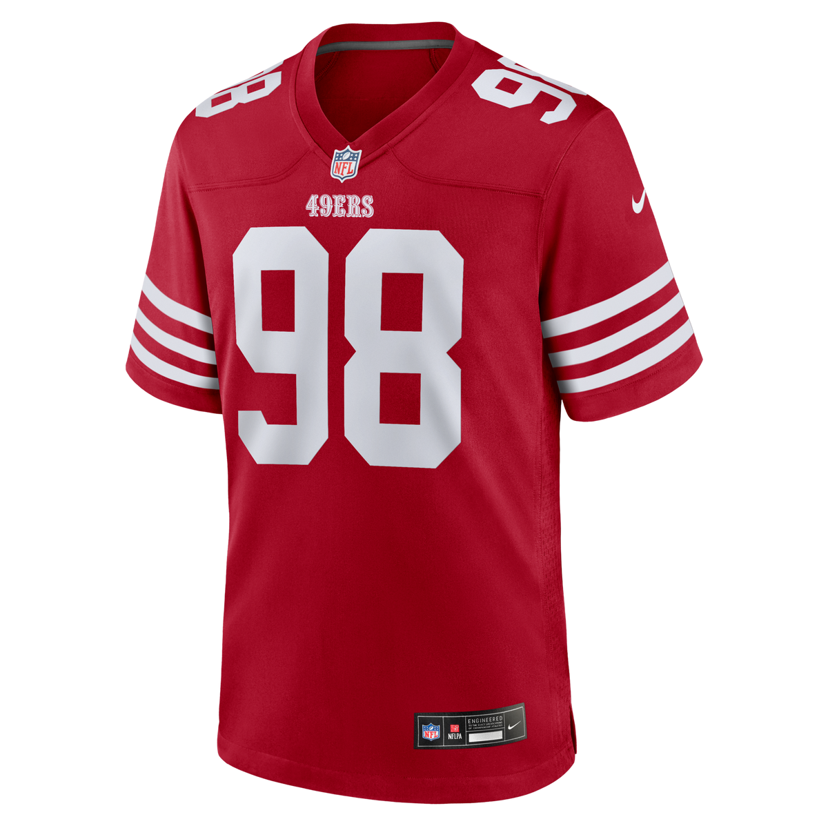 San Francisco 49ers Mykel Williams Scarlet Team Game Jersey