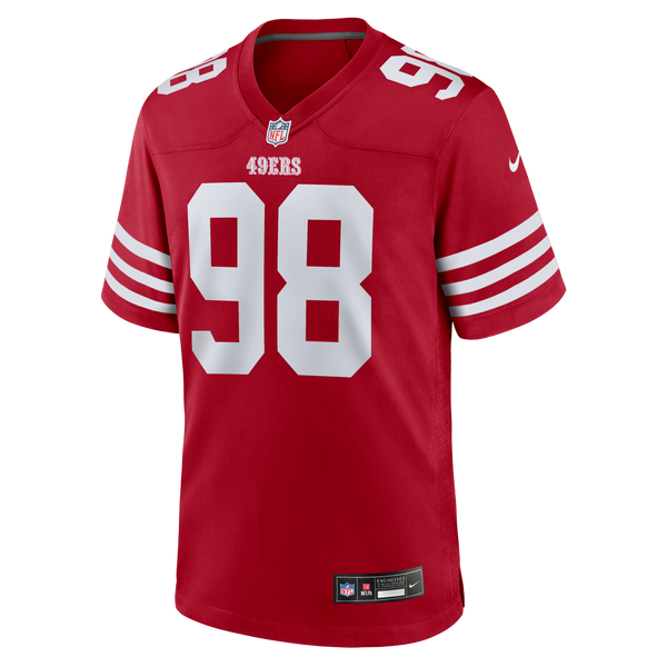 San Francisco 49ers Mykel Williams Nike Scarlet Team Game Jersey