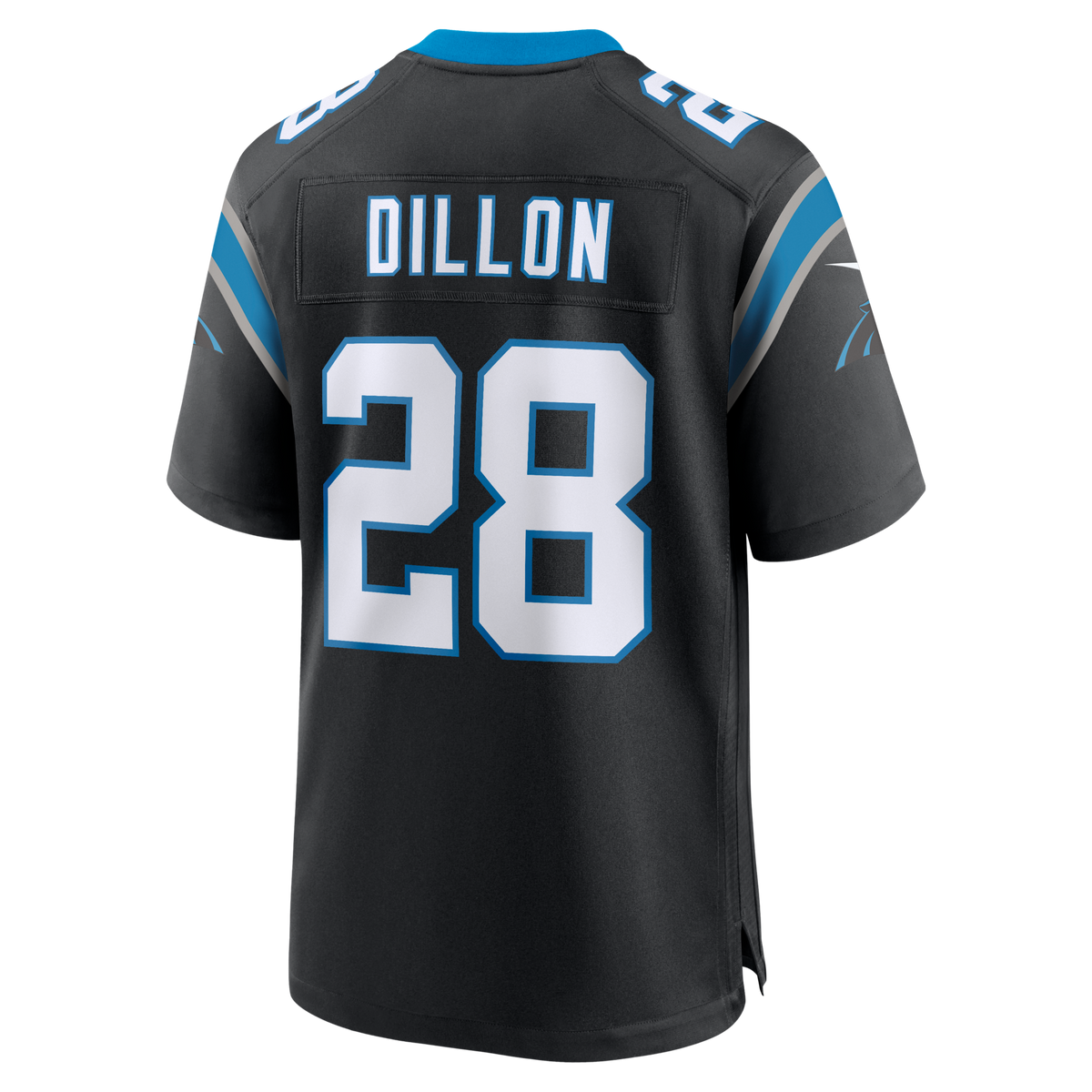 Carolina Panthers AJ Dillon Black Team Game Jersey