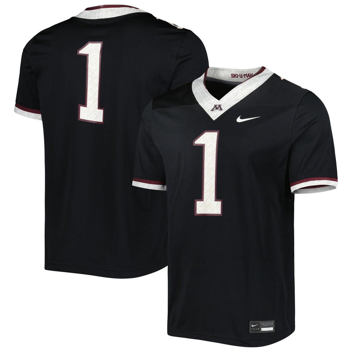 #1 Minnesota Golden Gophers Untouchable Football Jersey - Black