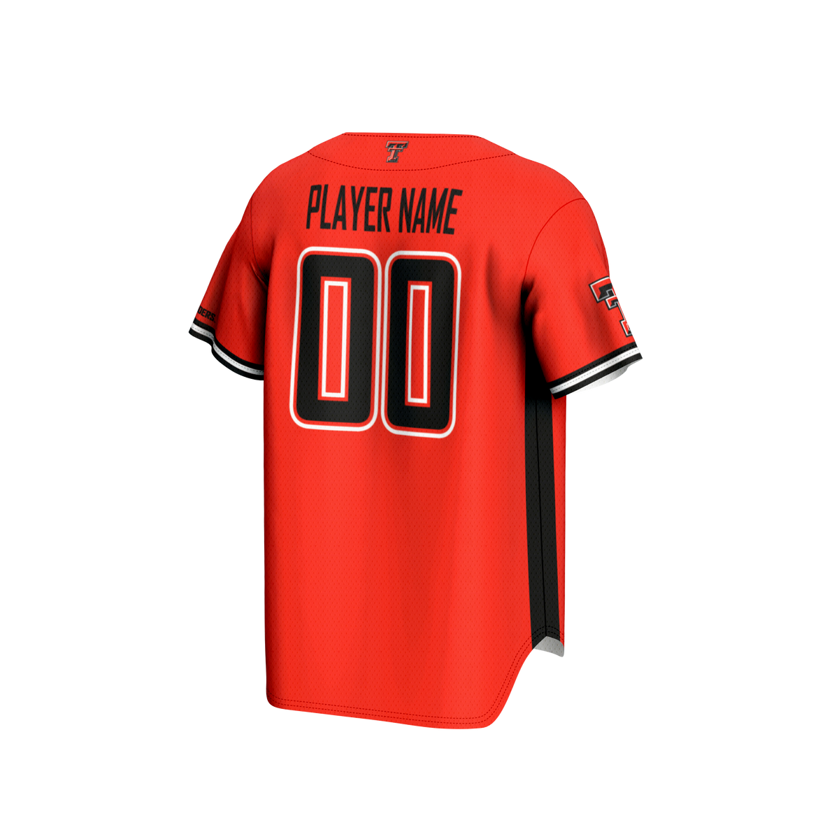 Texas Tech Red Raiders GameDay Greats NIL Pick-A-Player Baseball Lightweight Jersey - Red