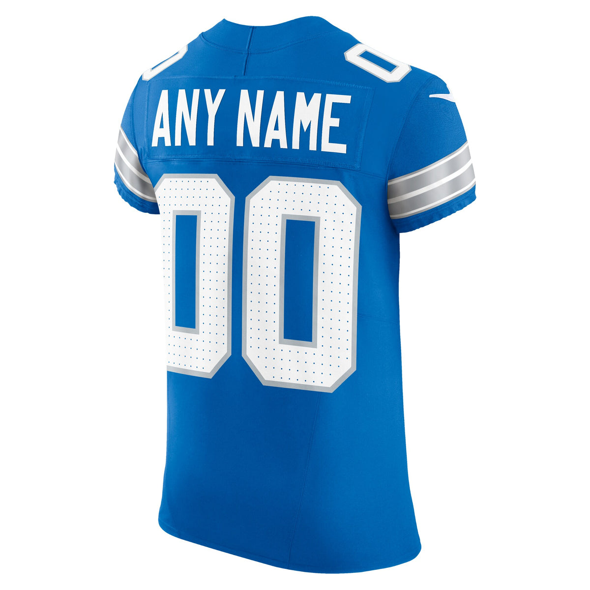 Detroit Lions Blue Team Vapor F.U.S.E. Elite Custom Jersey