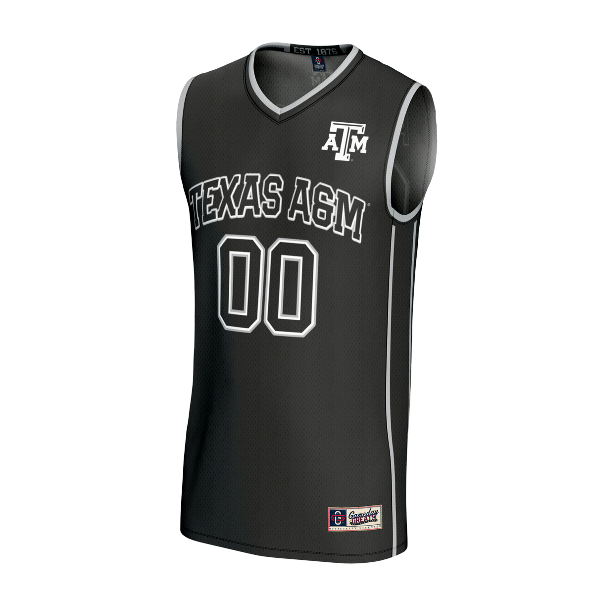 Texas A&M Aggies GameDay Greats Lightweight Collegiate Basketball NIL Pick-A-Player Fashion Jersey - Black