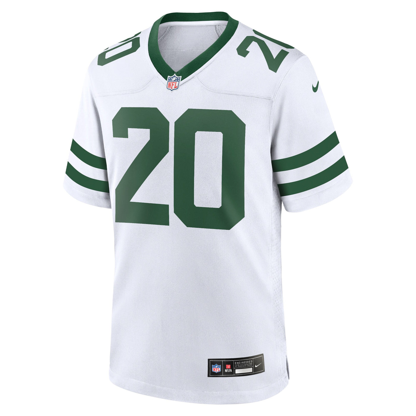 New York Jets Breece Hall Nike Legacy White Game Jersey
