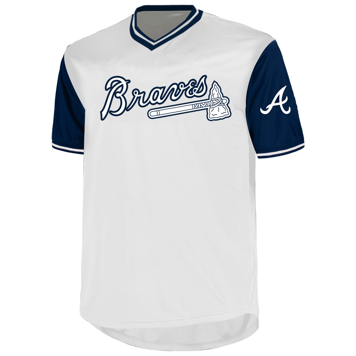 Atlanta Braves Ronald Acuña Jr. Profile White Big & Tall Name & Number Jersey