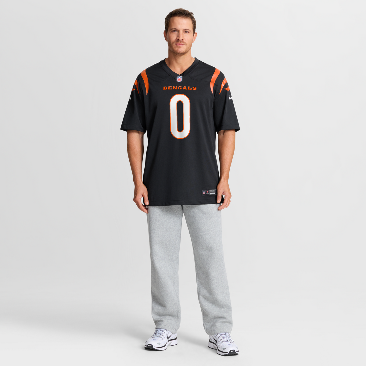 Cincinnati Bengals DJ Turner II Black Team Game Jersey