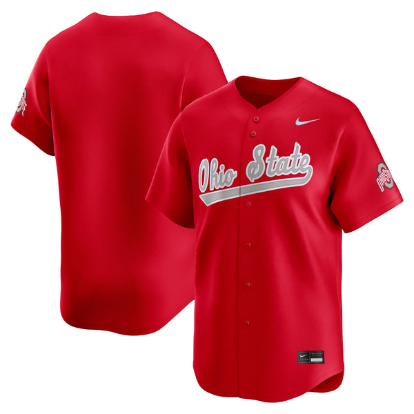 Nike Scarlet Ohio State Buckeyes Baseball Limited Jersey