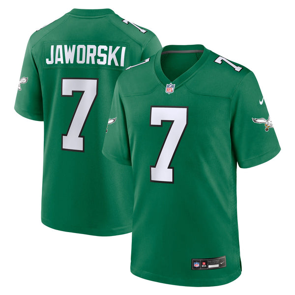 Philadelphia Eagles Ron Jaworski Kelly Green Retired Player Alternate Game Jersey