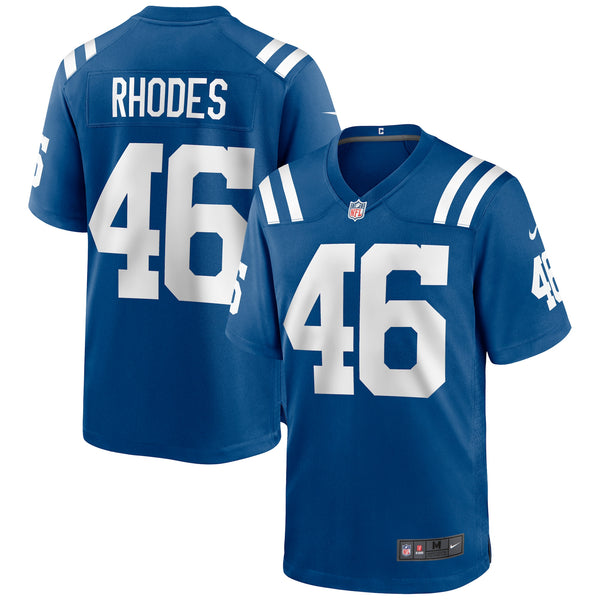 Indianapolis Colts Luke Rhodes Royal Game Jersey