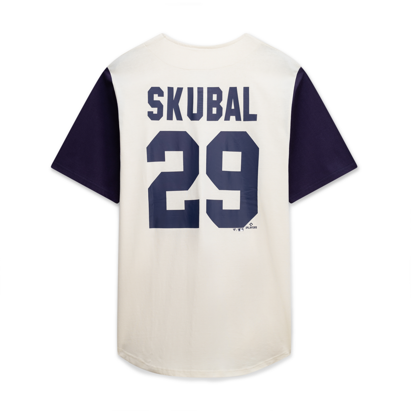 Detroit Tigers Profile Cream/Navy Big & Tall Two-Color Fashion Jersey