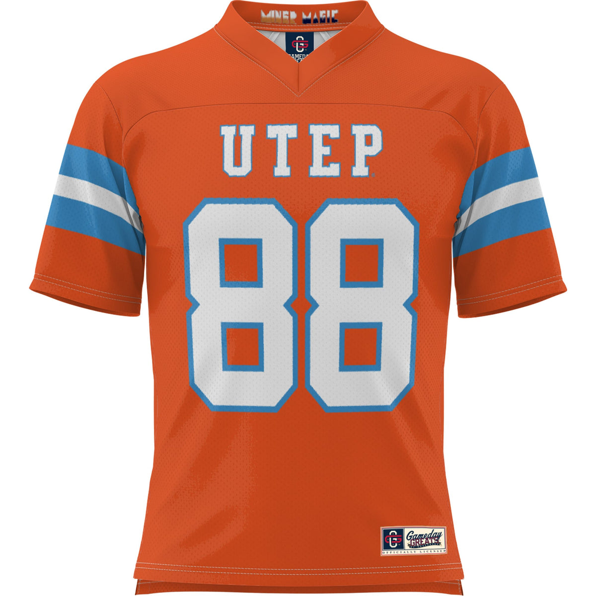 #88 UTEP Miners GameDay Greats Throwback Football Jersey - Orange