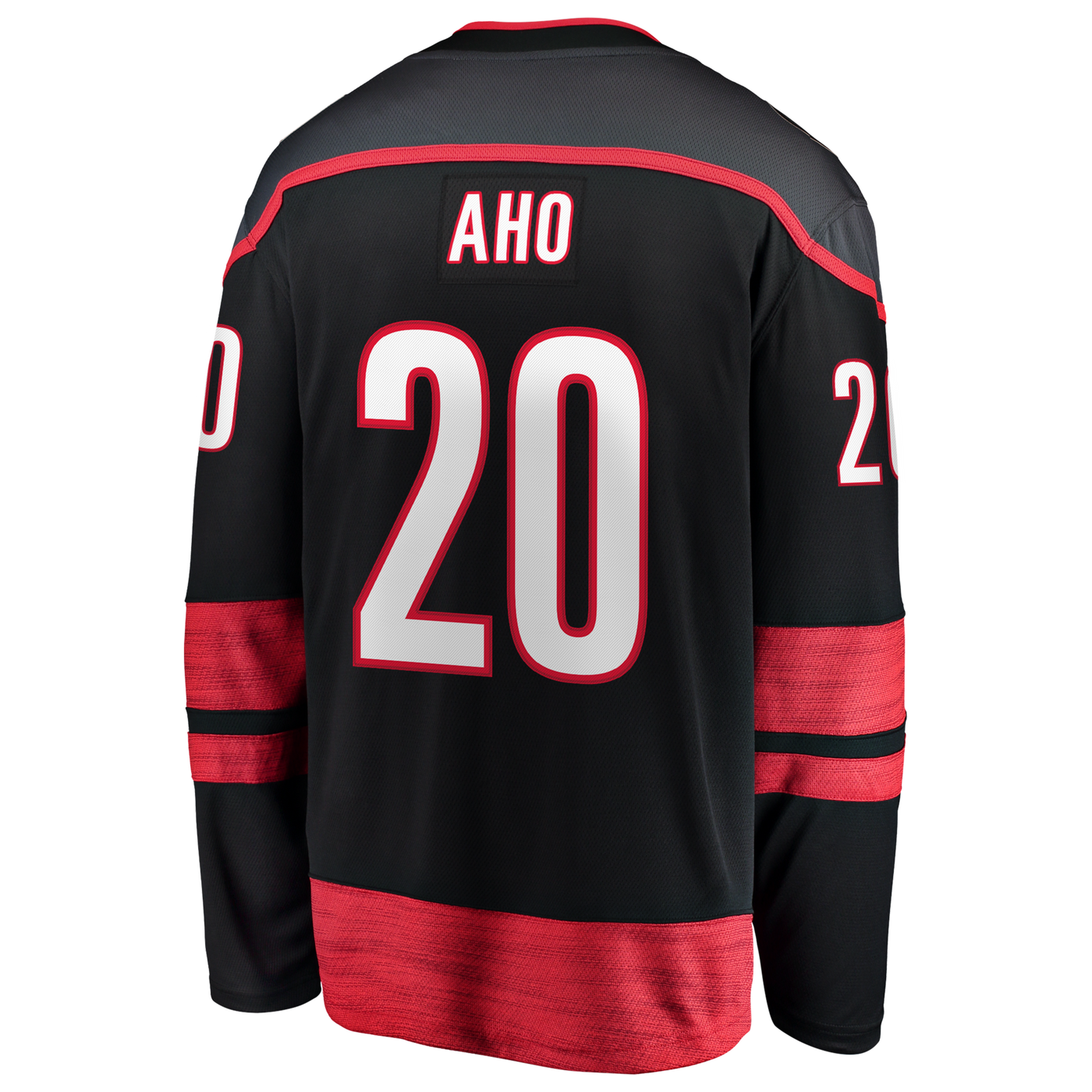 Carolina Hurricanes Sebastian Aho Fanatics Black 2026 Stanley Cup Champions Home Breakaway Jersey