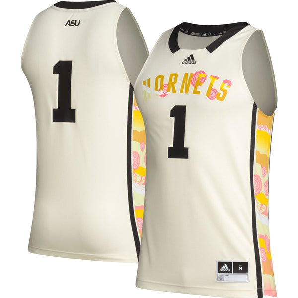 #1 Alabama State Hornets Honoring Black Excellence Basketball Jersey - Khaki