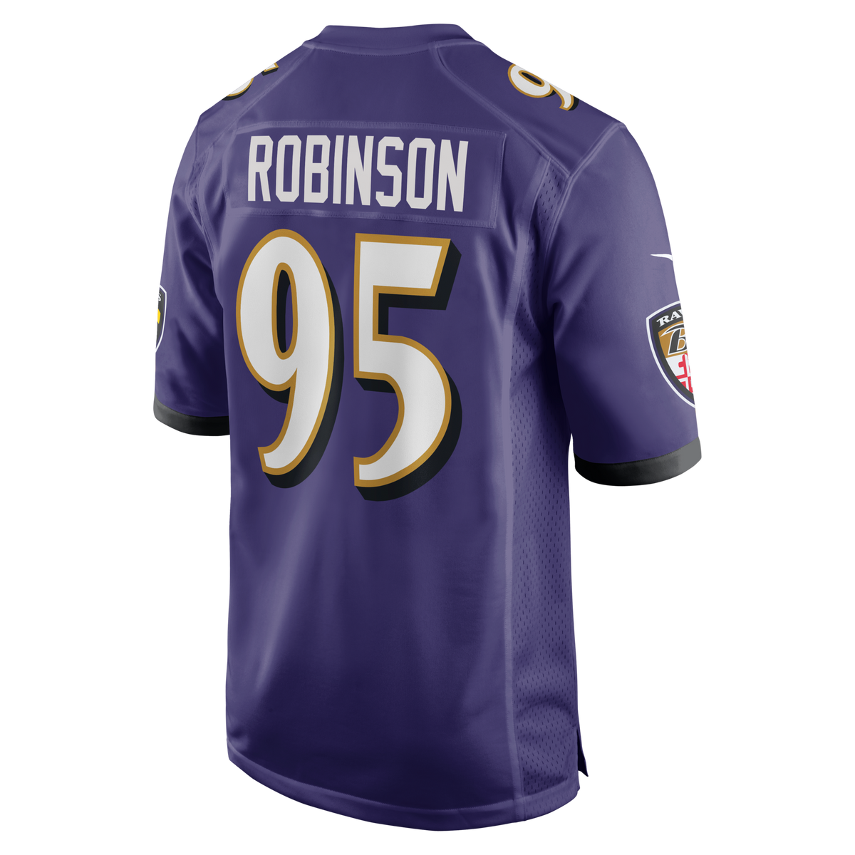 Baltimore Ravens Tavius Robinson Purple Team Game Jersey