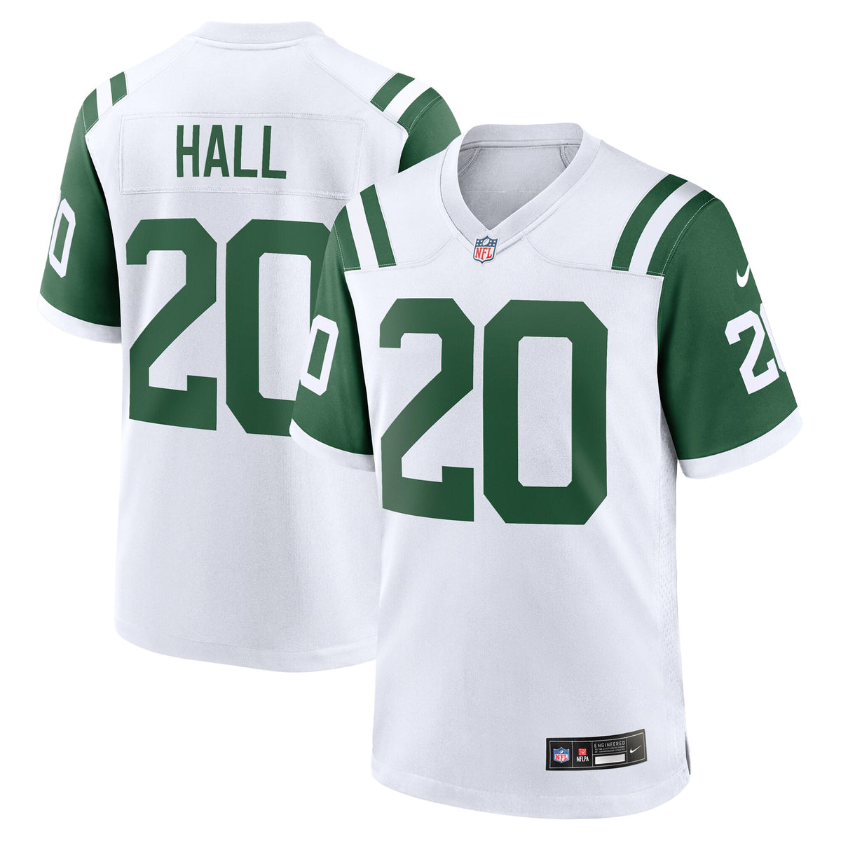 New York Jets Breece Hall White Classic Alternate Game Jersey