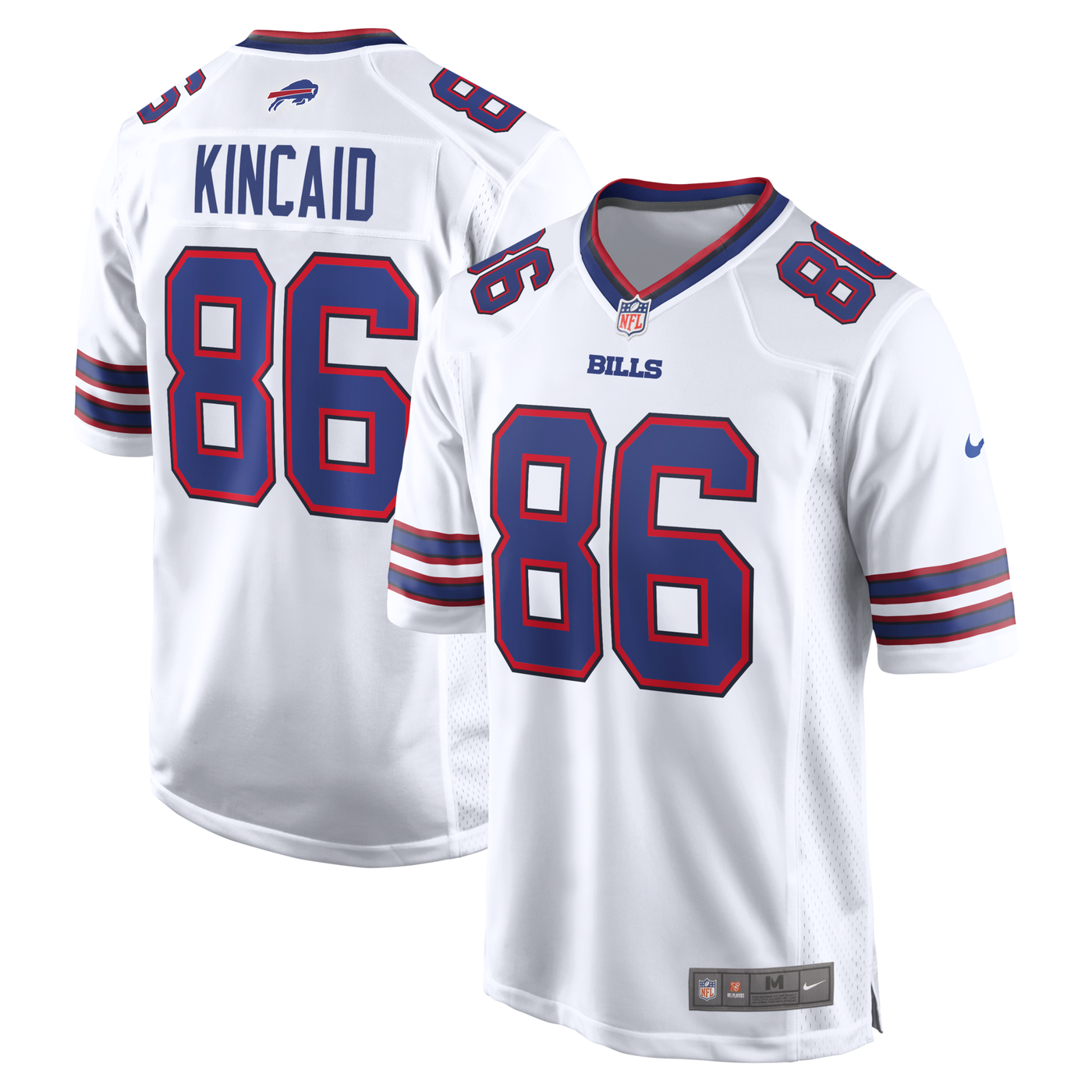 Buffalo Bills Dalton Kincaid Nike White Game Jersey