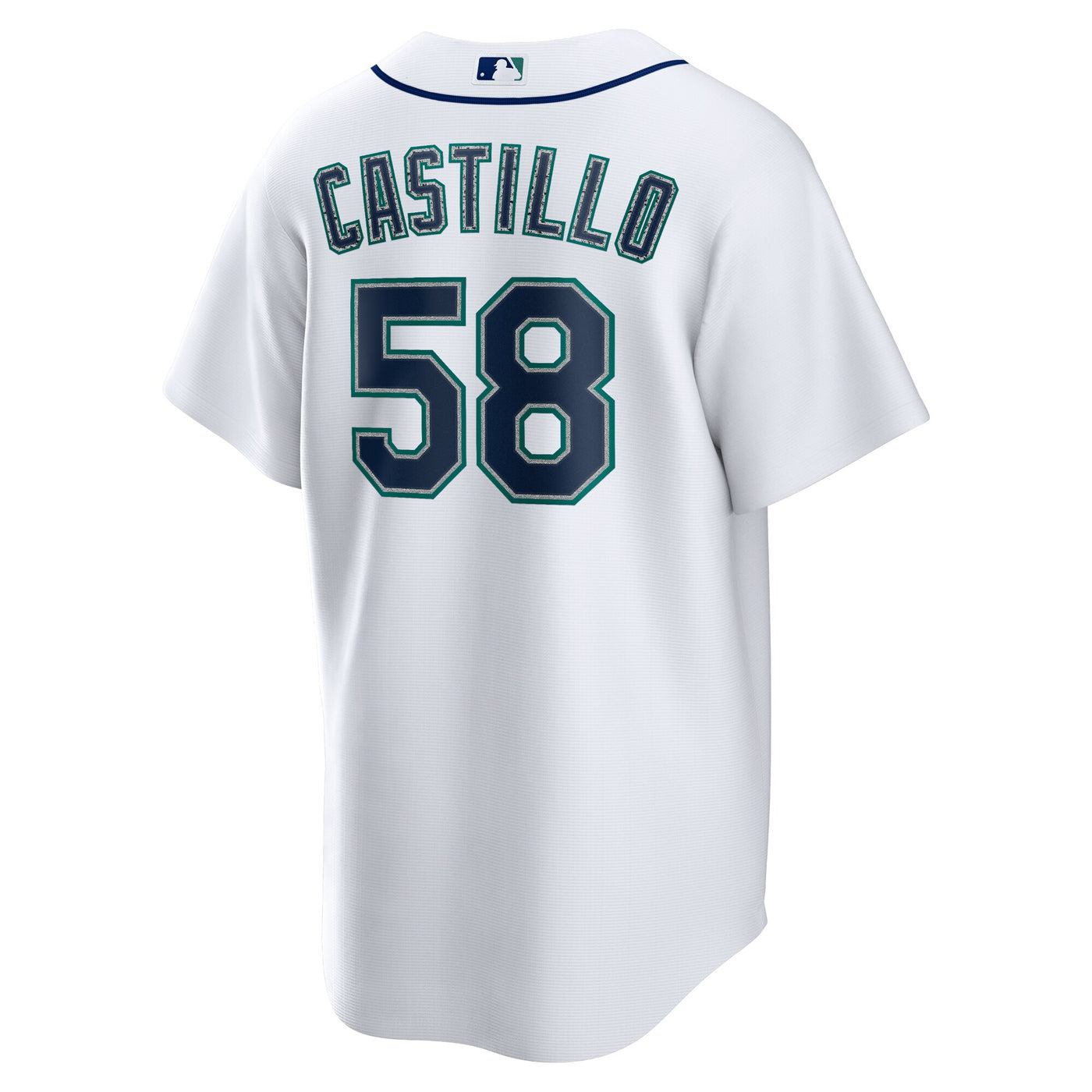 Seattle Mariners Luis Castillo Nike White Home Replica Jersey