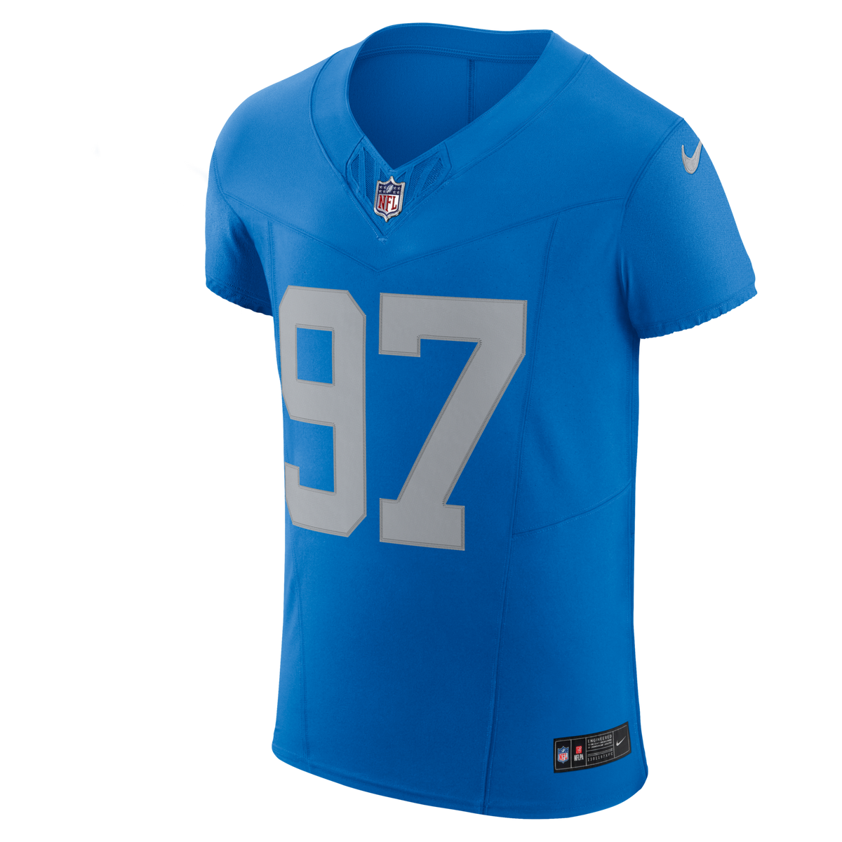 Detroit Lions Aidan Hutchinson Blue Alternate Vapor F.U.S.E. Elite Jersey