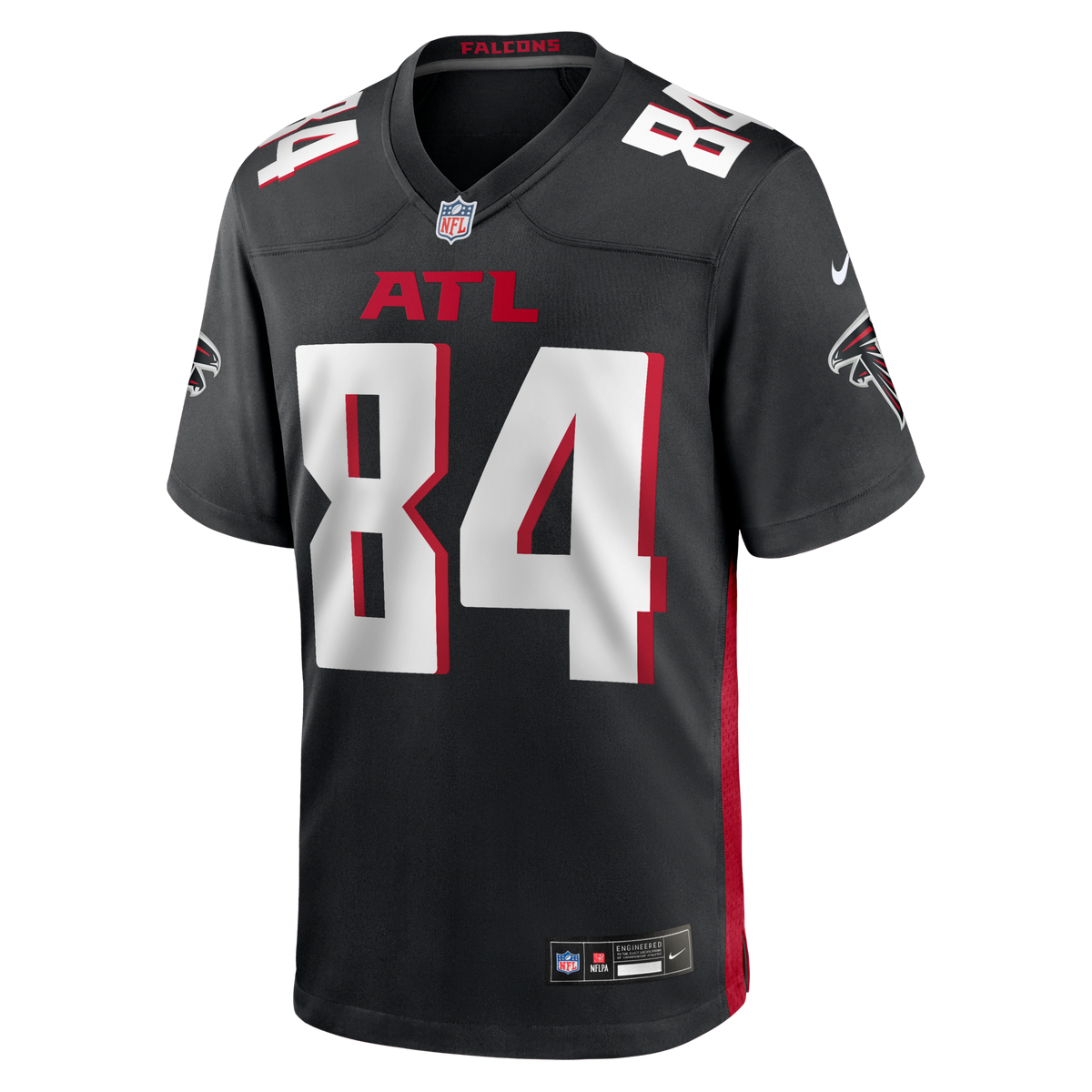 Atlanta Falcons Alfred Jenkins Black Game Retired Player Jersey