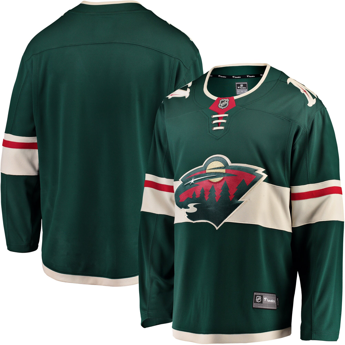 Minnesota Wild Fanatics Green Breakaway Home Jersey