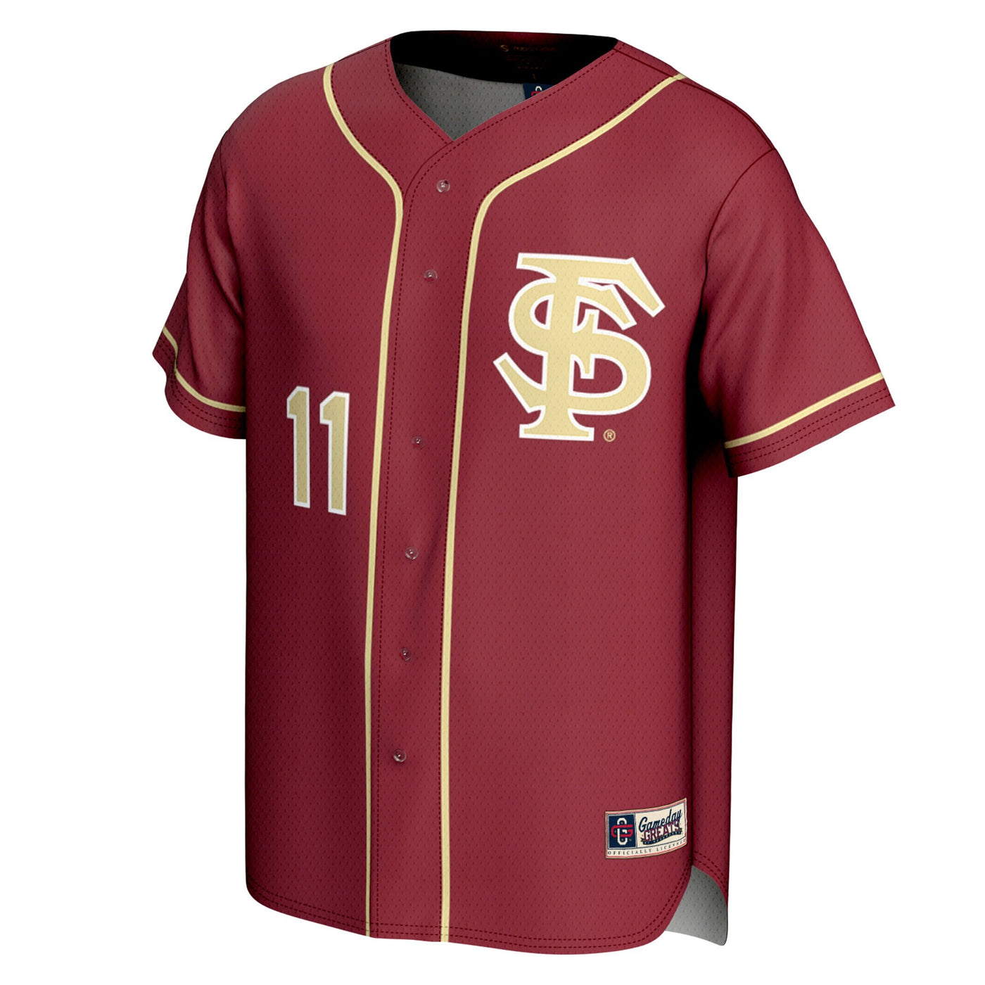 GameDay Greats Mike Martin Garnet Florida State Seminoles Lightweight Baseball Jersey