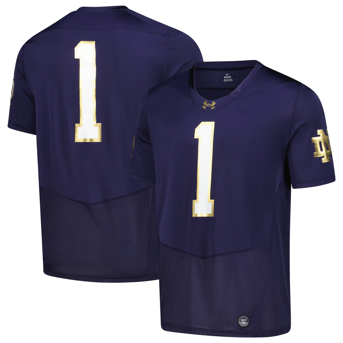 Under Armour Navy Notre Dame Fighting Irish Replica Football Jersey
