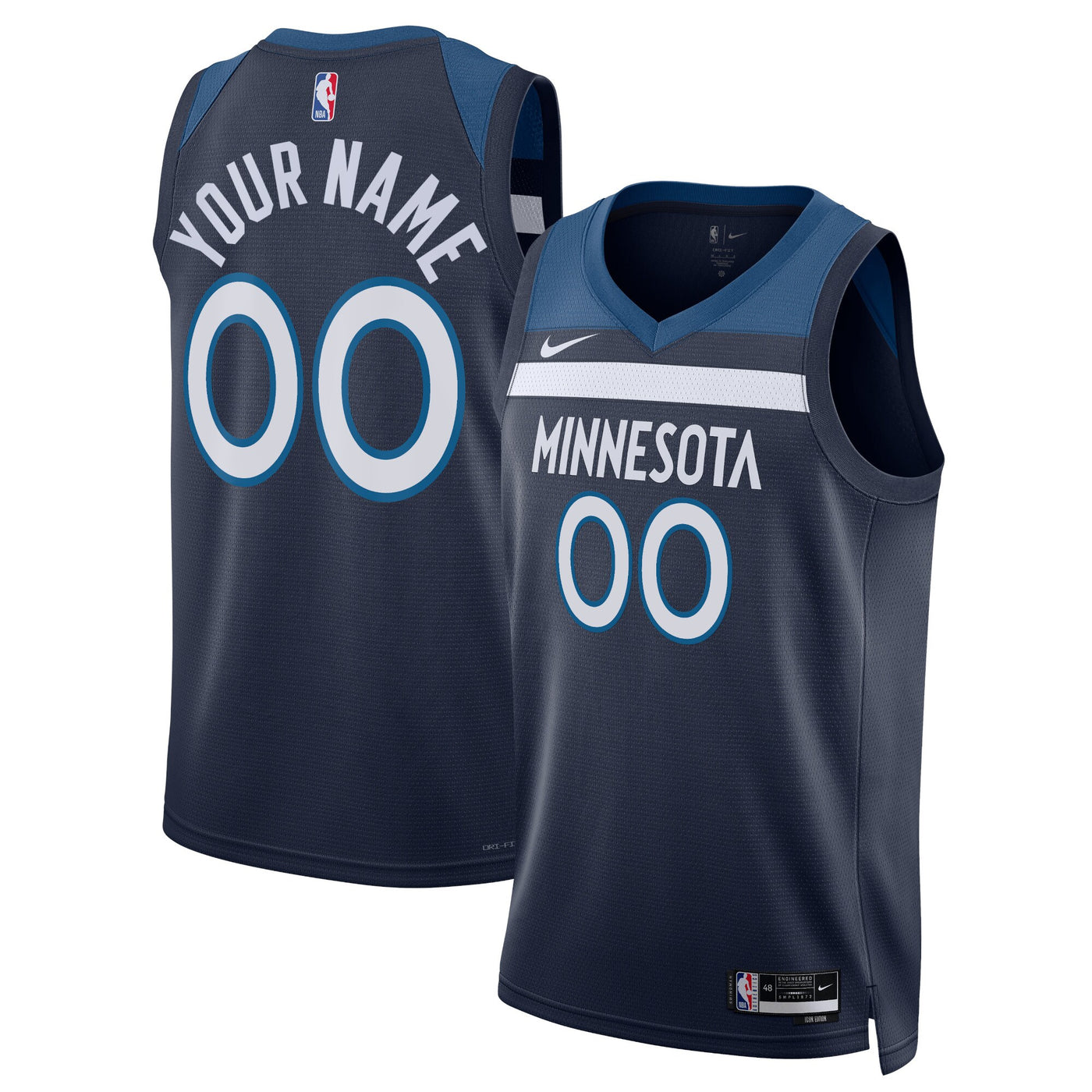 Minnesota Timberwolves Nike Icon Swingman Jersey - Custom