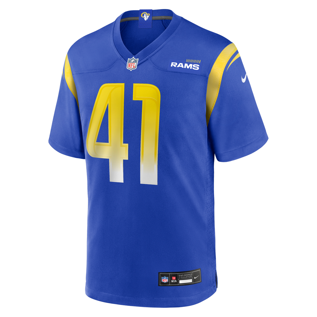Los Angeles Rams Cameron McCutcheon Royal Game Jersey