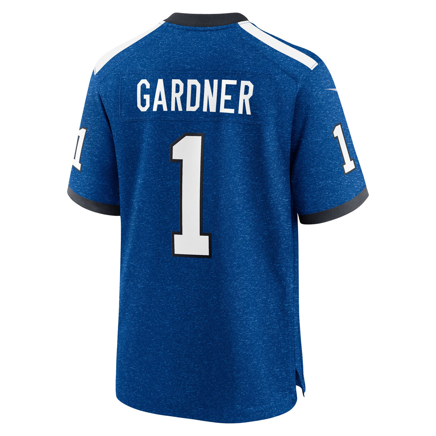 Indianapolis Colts Ahmad Sauce Gardner Nike Heather Royal Alternate 2 Indiana Nights Game Jersey