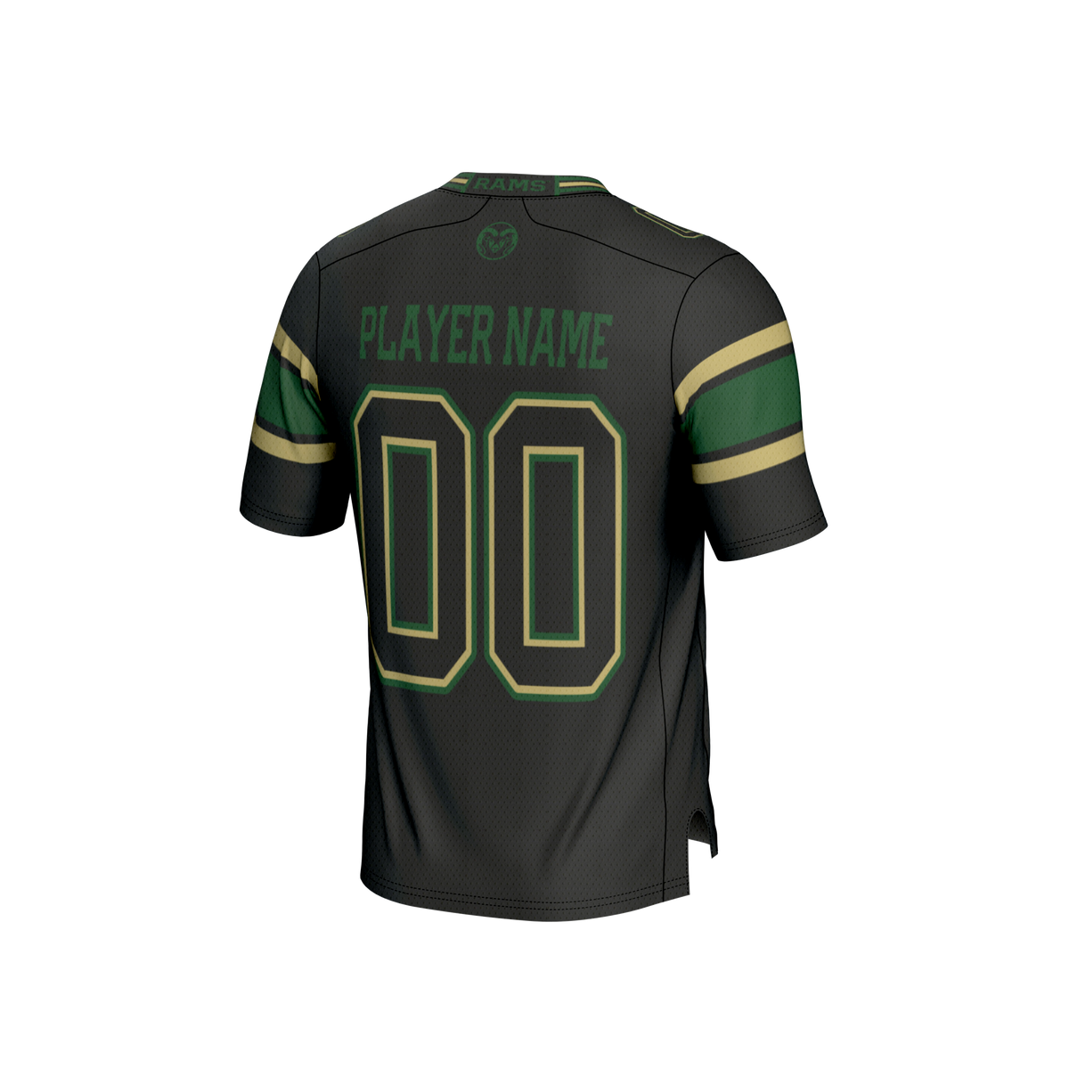 Colorado State Rams GameDay Greats Personalized Football Fashion Jersey - Black