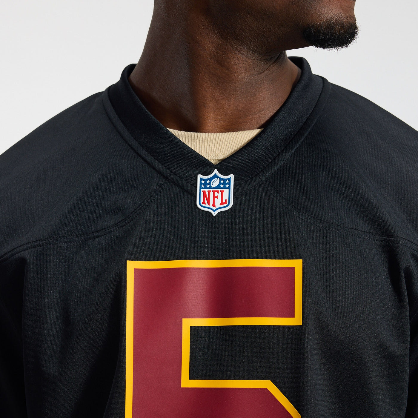 Hail Raiser Washington Commanders Jayden Daniels Nike Black Alternate Game Jersey