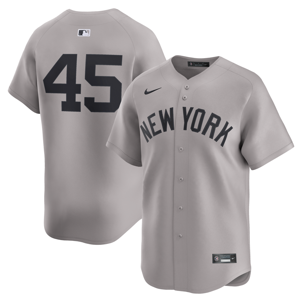 New York Yankees Gerrit Cole Gray Road Limited Player Jersey