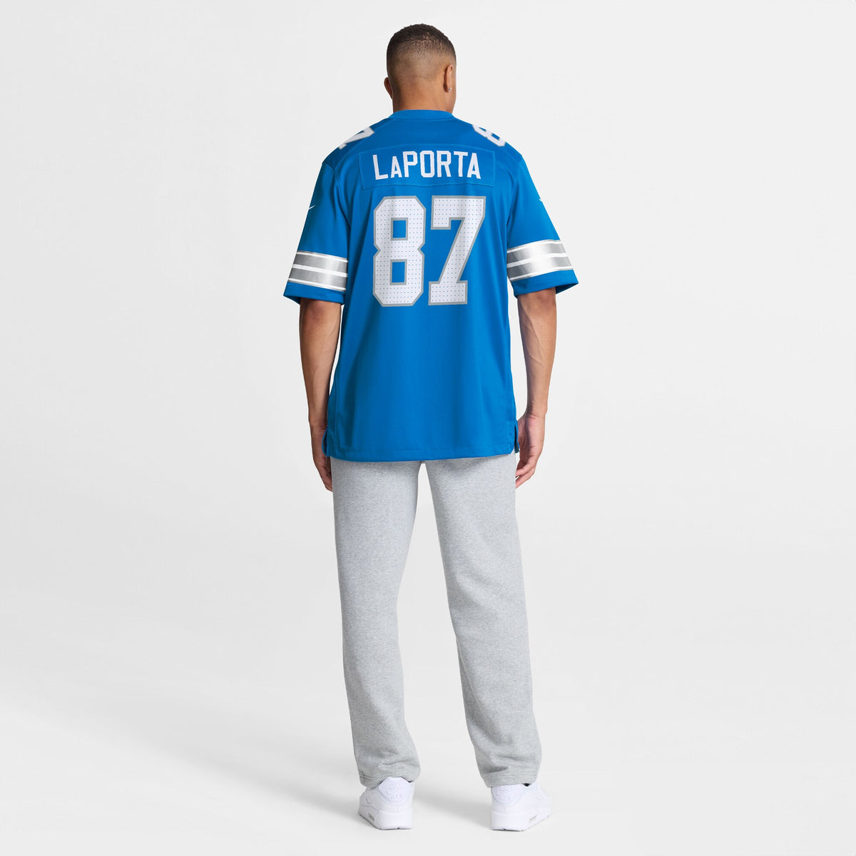 Detroit Lions Sam LaPorta Blue Game Jersey