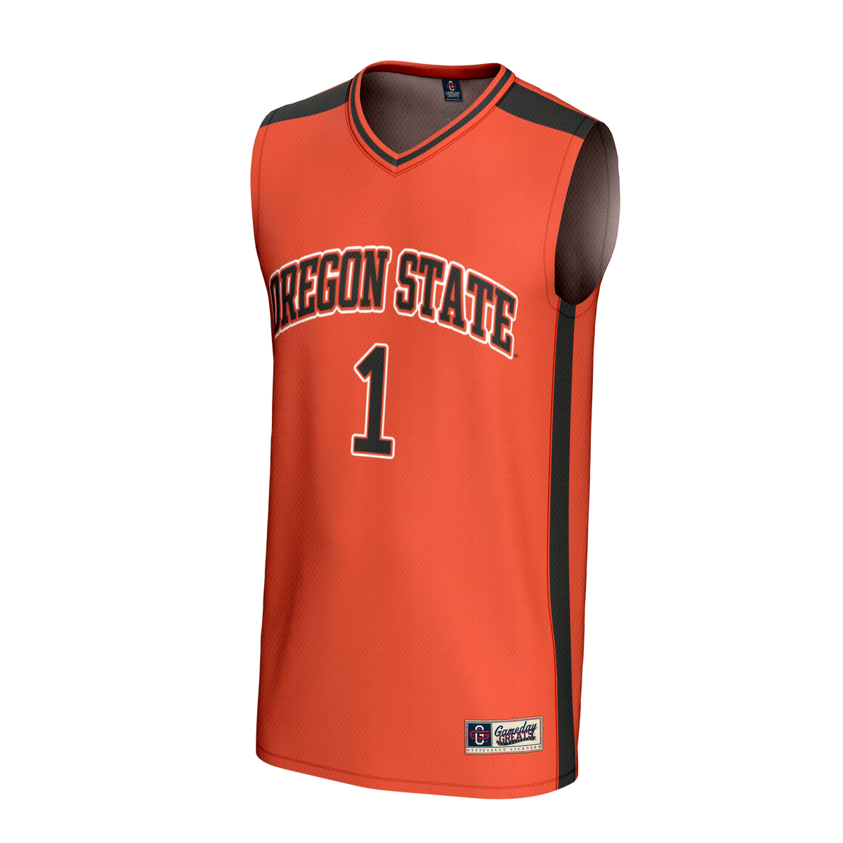 #1 Oregon State Beavers GameDay Greats Lightweight Collegiate Basketball Fashion Jersey - Orange