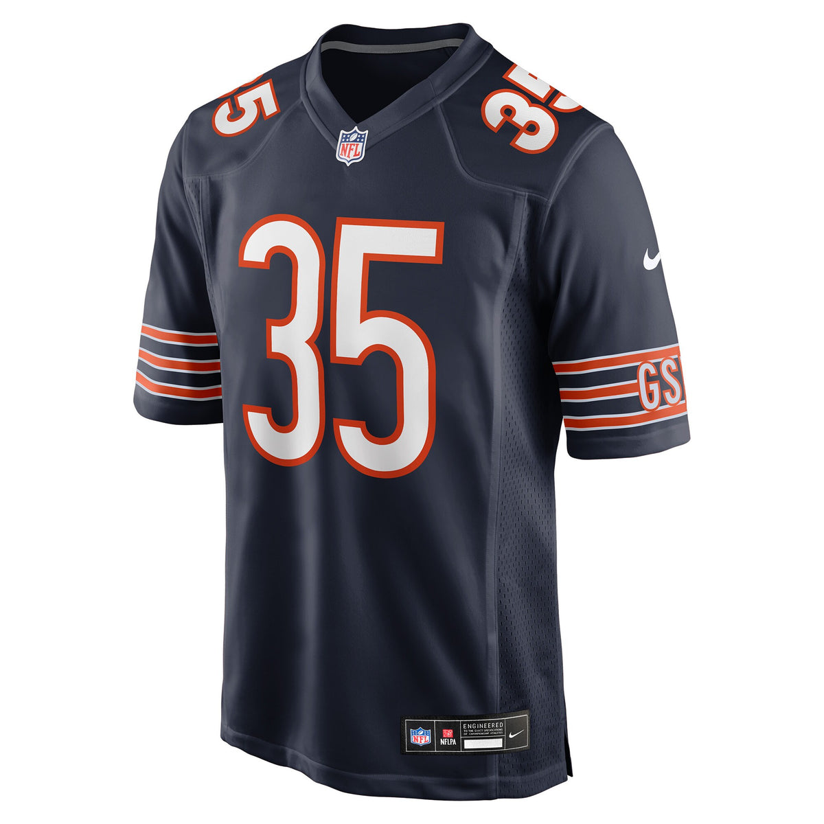 Chicago Bears Deion Hankins Navy Team Game Jersey