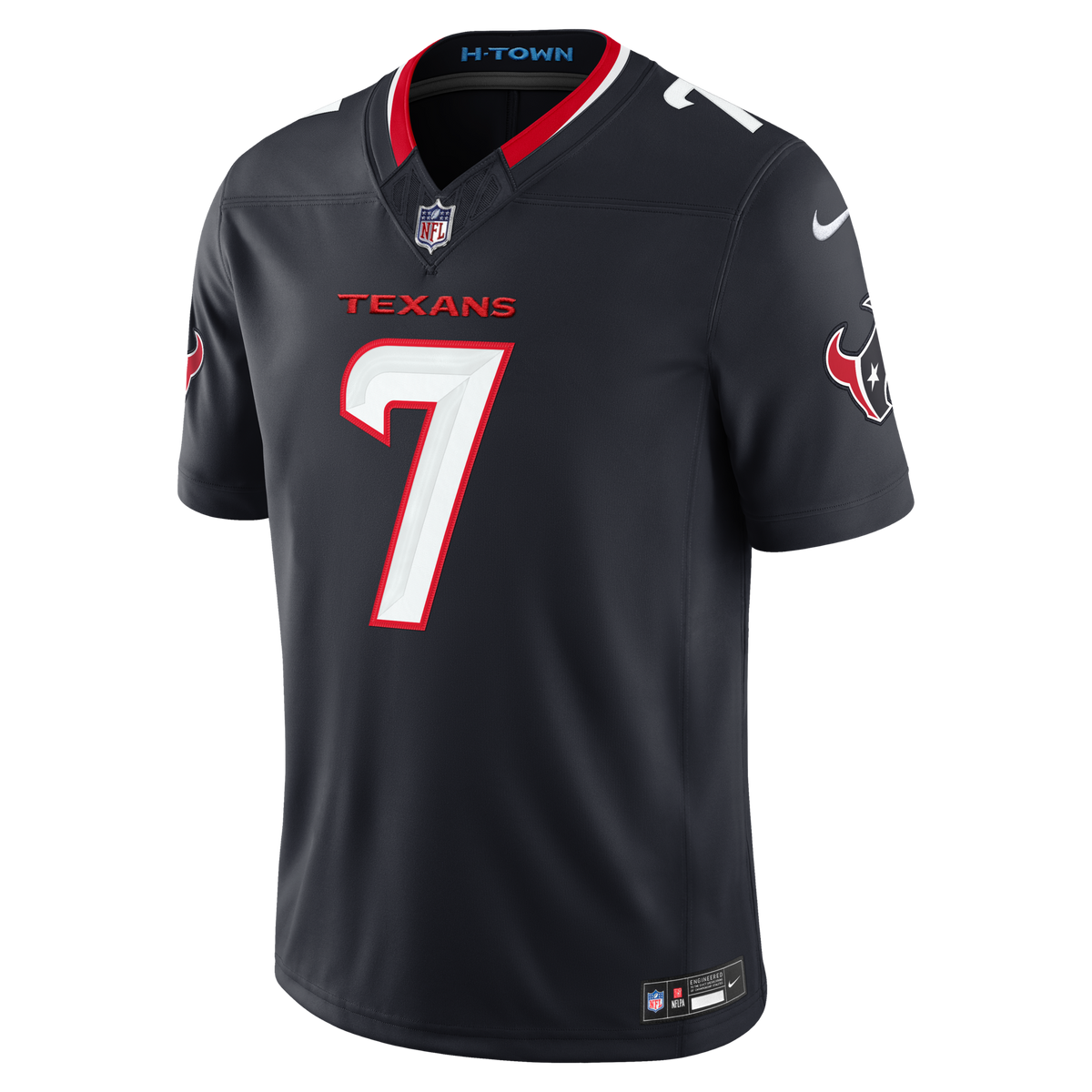 Houston Texans C.J. Stroud Navy Team Vapor F.U.S.E. Stitched Limited Jersey
