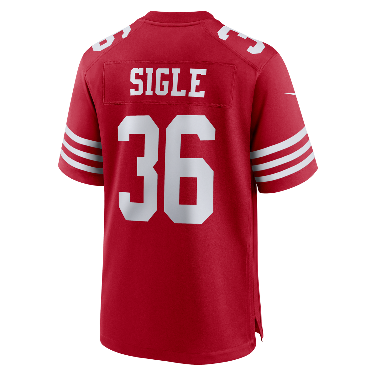 San Francisco 49ers Marques Sigle Scarlet Team Game Jersey