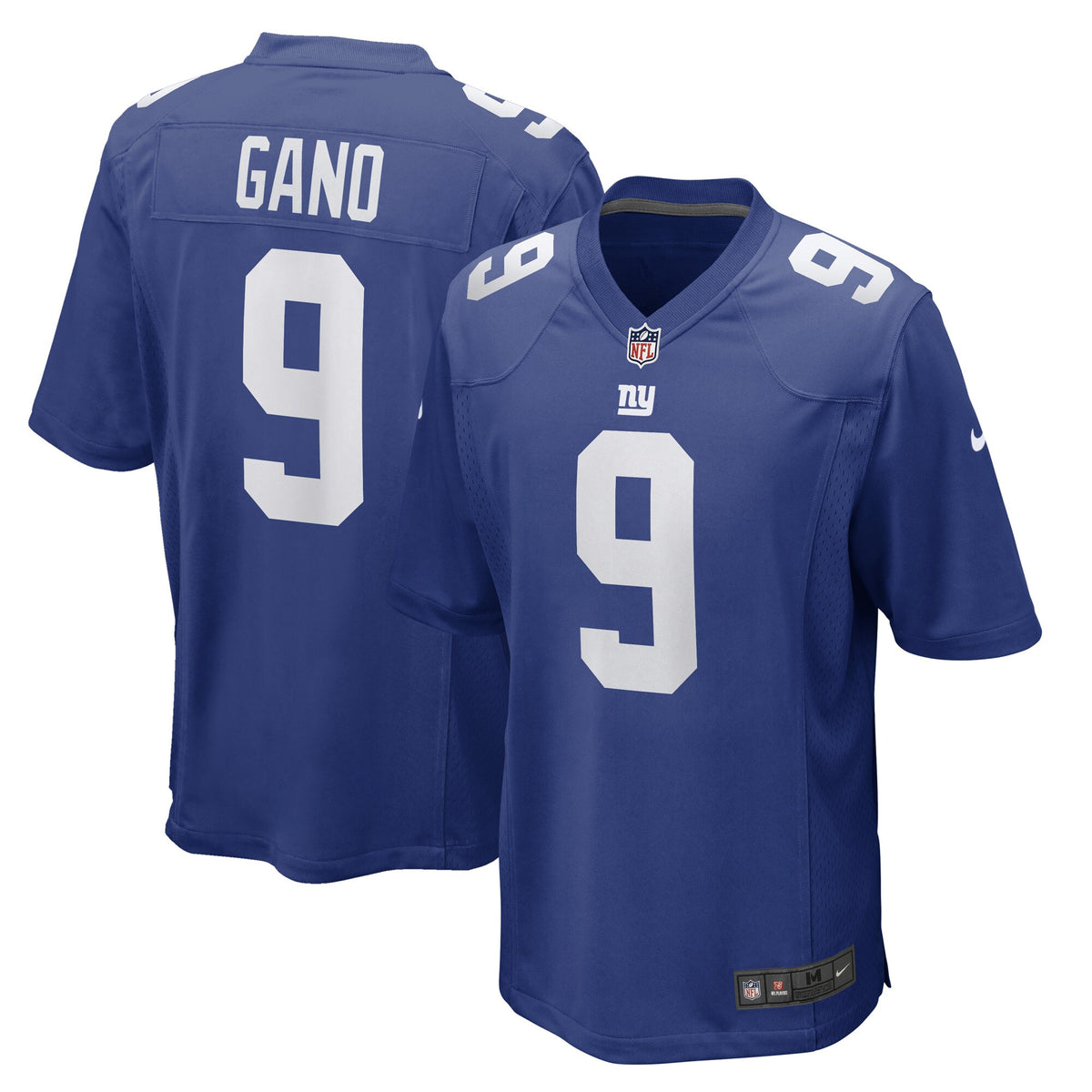 New York Giants Graham Gano Royal Team Game Player Jersey