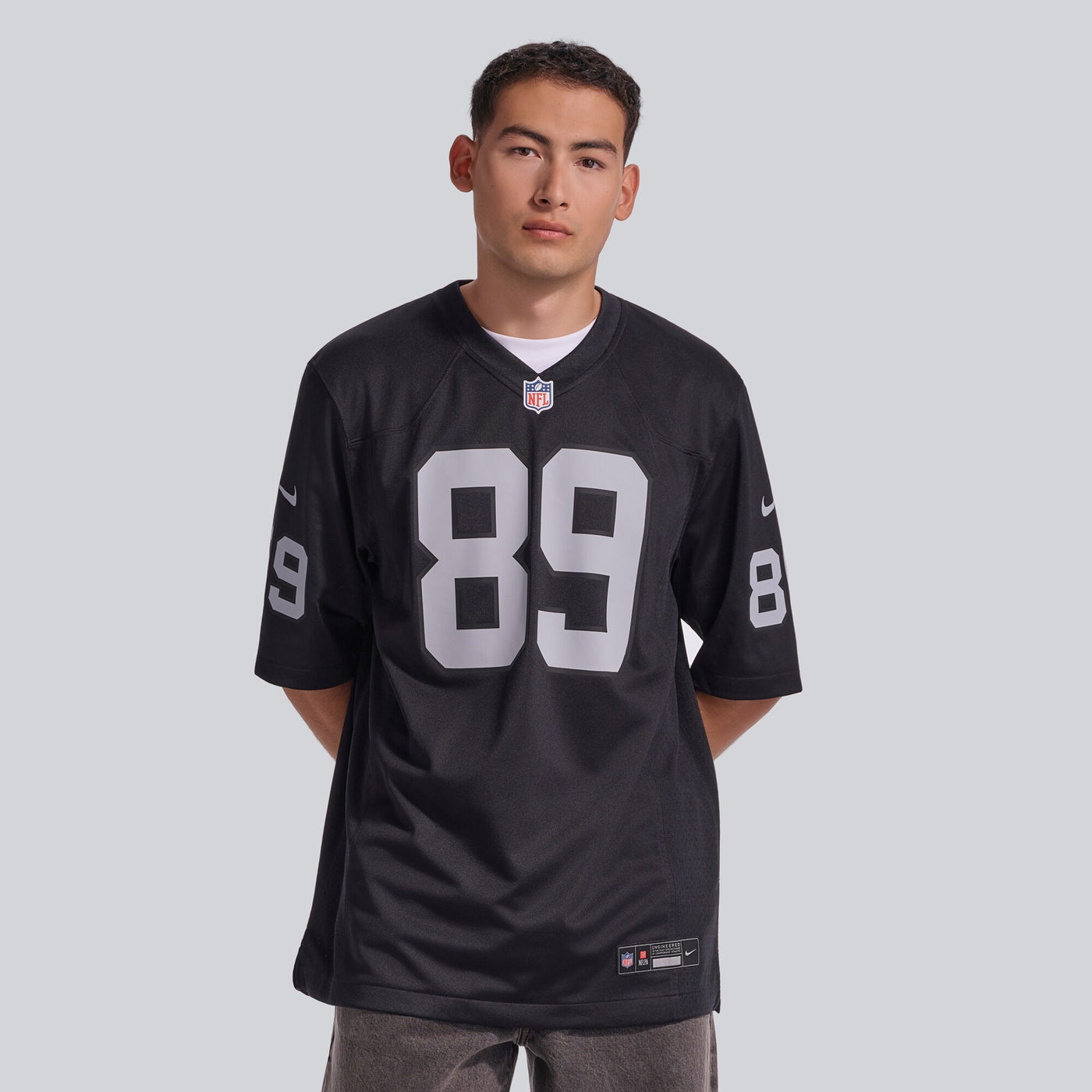Las Vegas Raiders Brock Bowers Nike Black Player Game Jersey