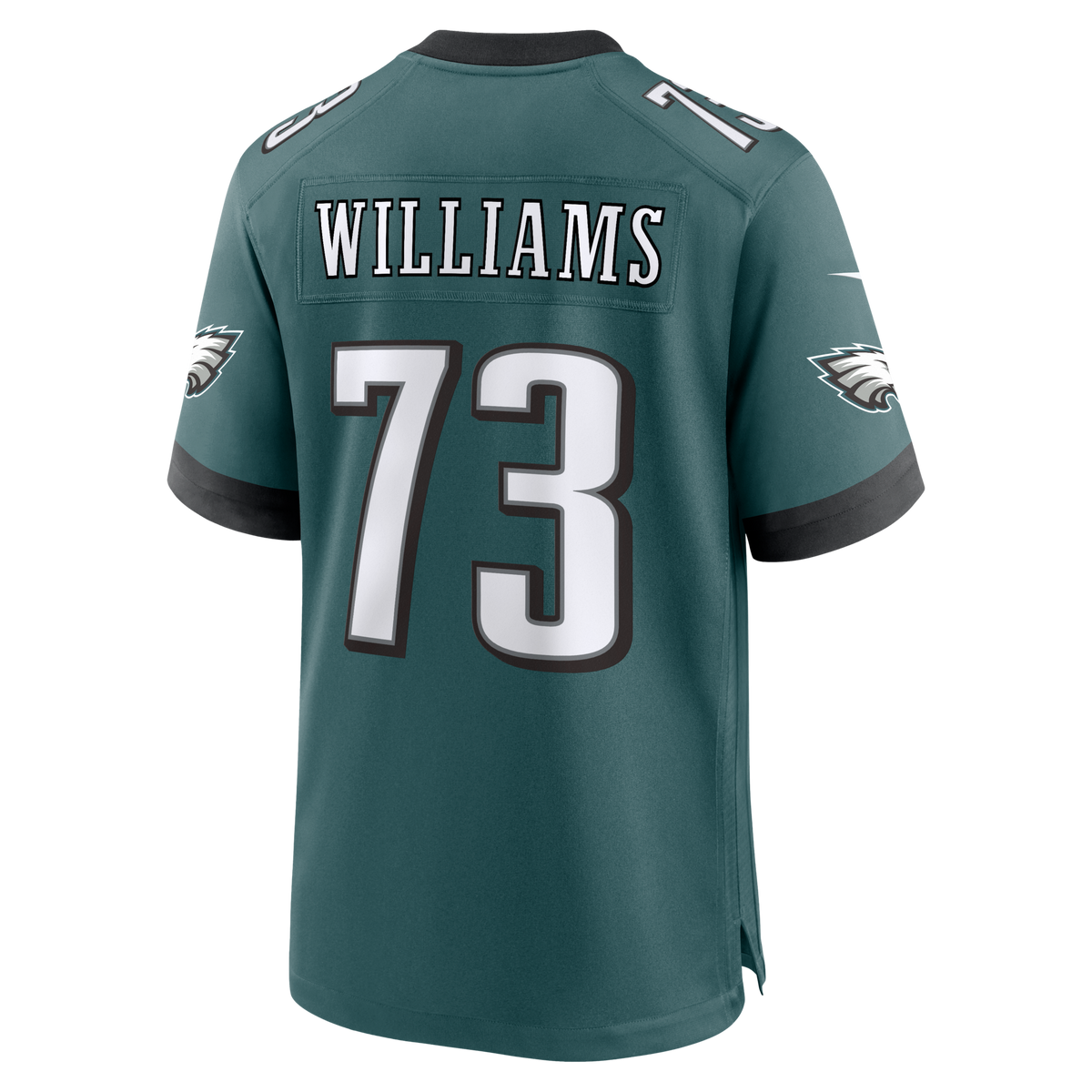 Philadelphia Eagles Cameron Williams Midnight Green Team Game Jersey