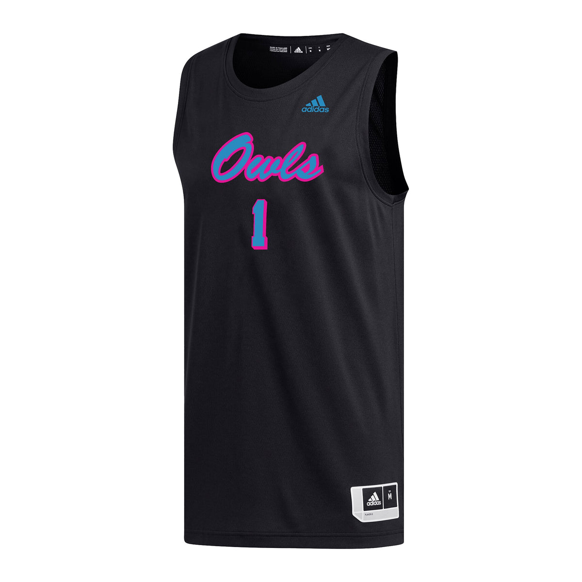 #1 Florida Atlantic Owls Replica Basketball Jersey - Black
