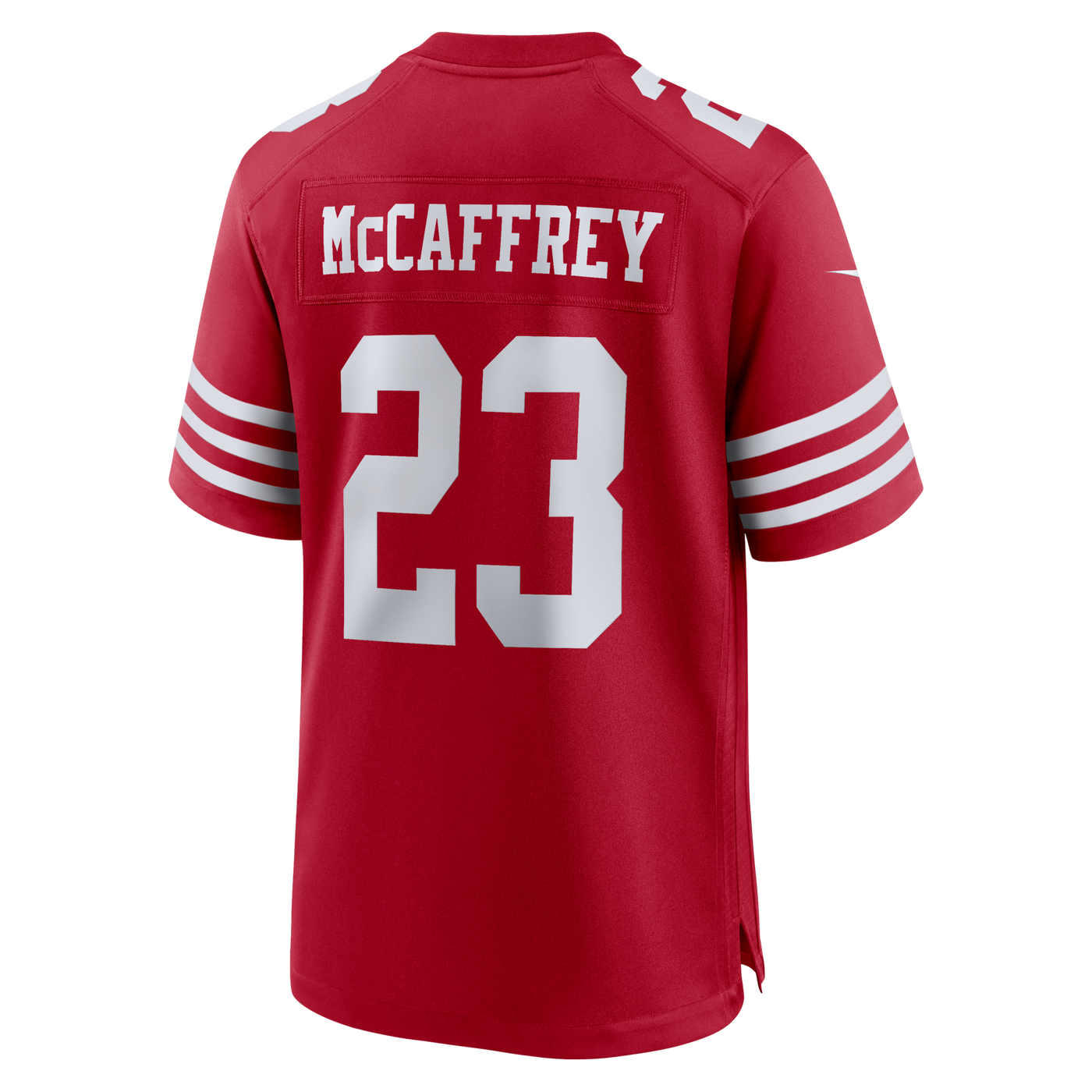 San Francisco 49ers Christian McCaffrey Nike Scarlet 80th Anniversary Game Jersey