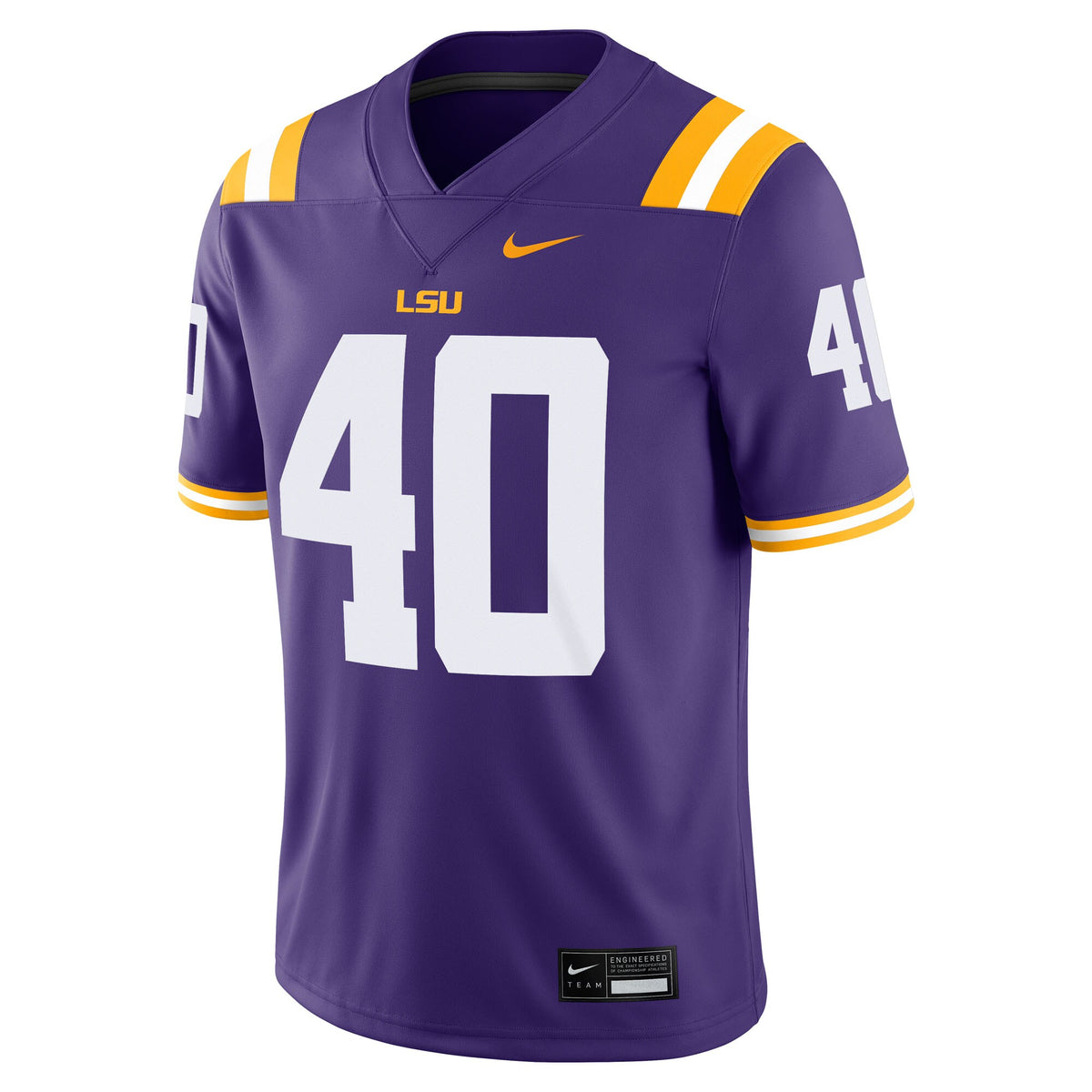 Whit Weeks LSU Tigers Home Game Jersey - Purple