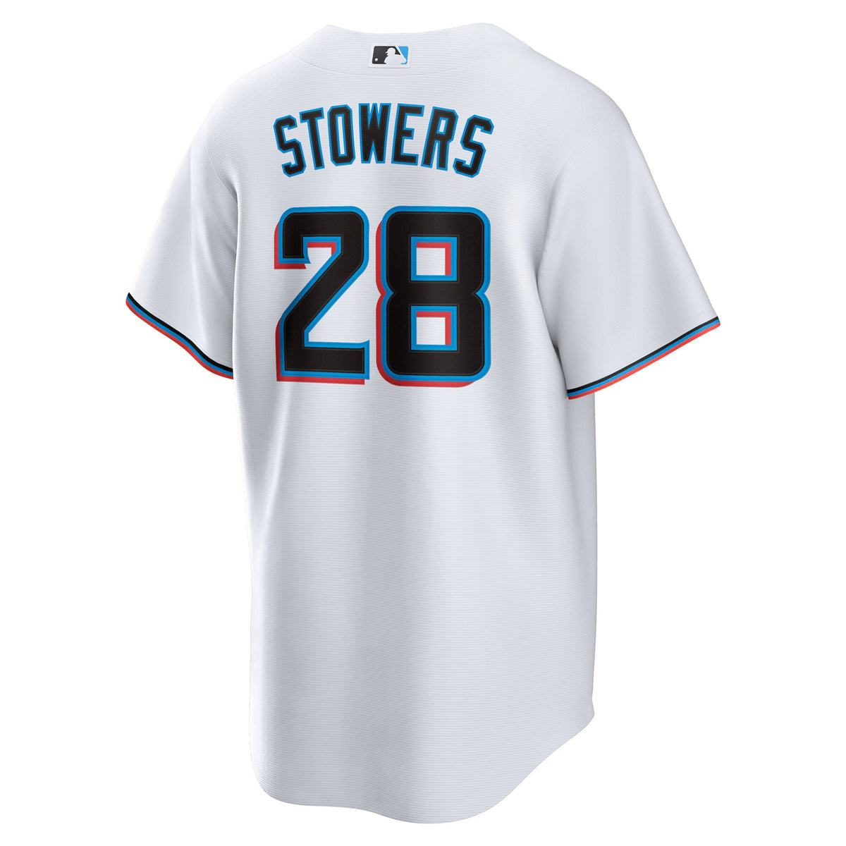 Miami Marlins Kyle Stowers White Home Replica Jersey