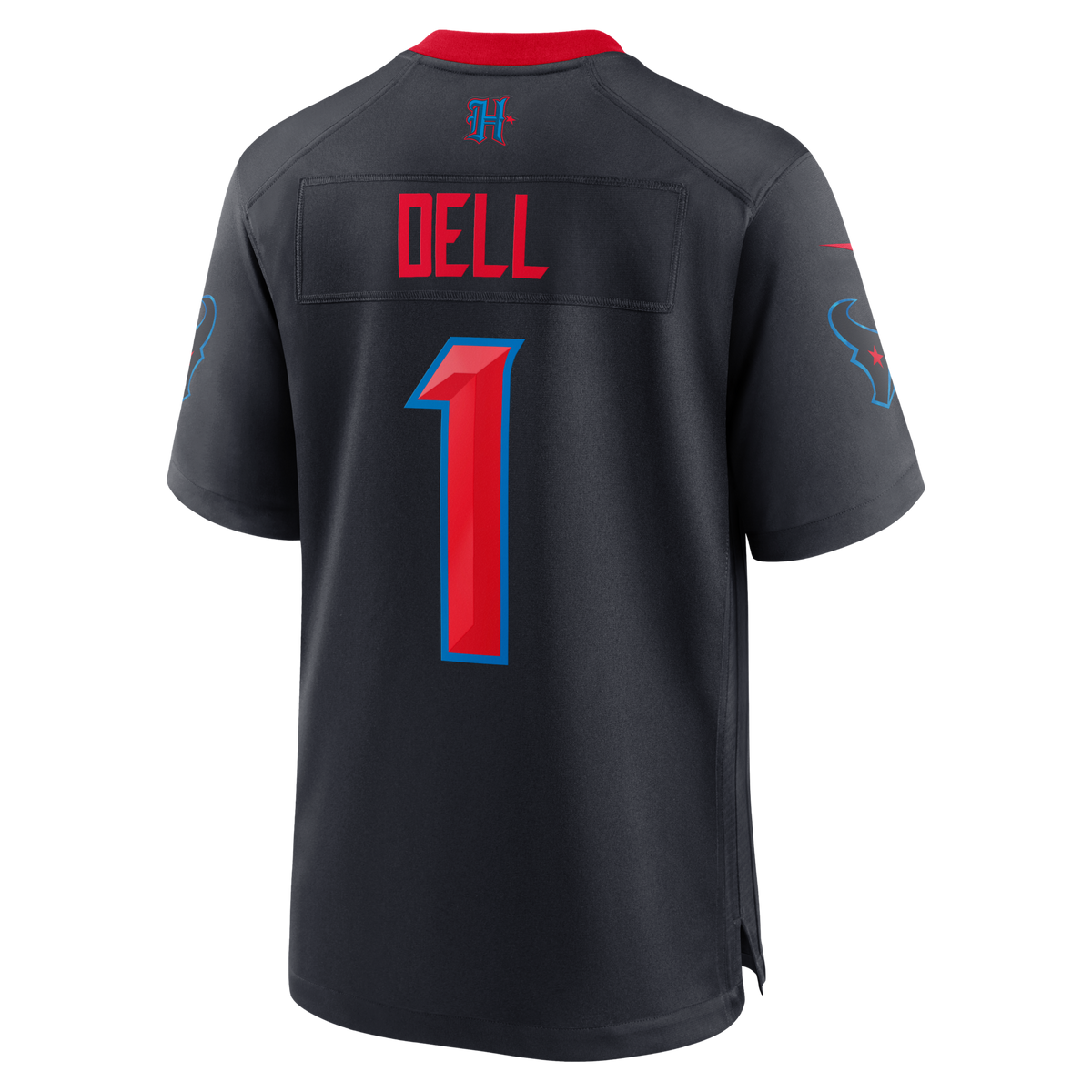 Houston Texans Tank Dell Navy Alternate Game Jersey